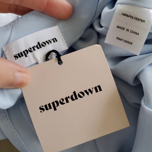 Superdown Billie Drape Midi Dress - Picture 5 of 6